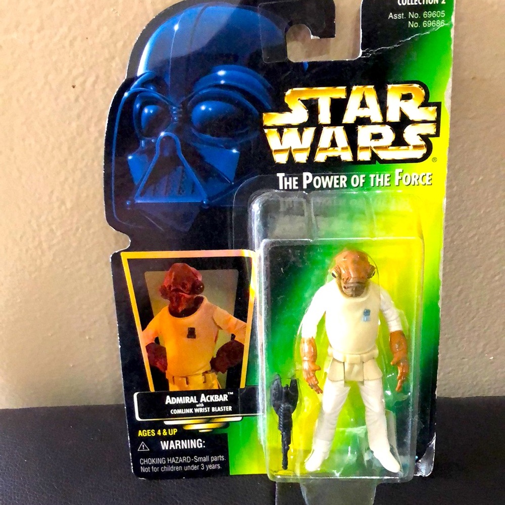 Vintage 1997 Star Wars Admiral Ackbar action figure